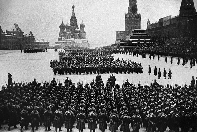 День военного парада на Красной площади 1941 года