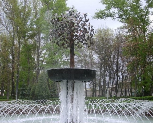 Липецк фонтан Липа
