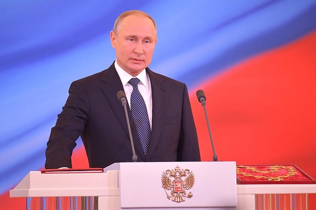 инаугурация президента России Путина 2018