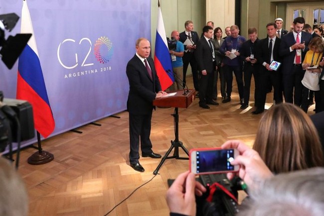 Путин G20 2018