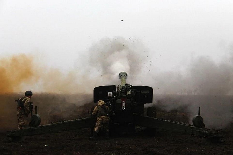 грохот орудий в Донбассе