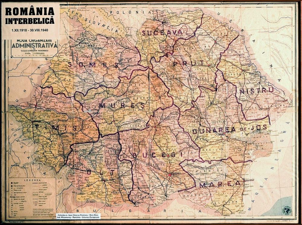 румынский экспансионизм карта