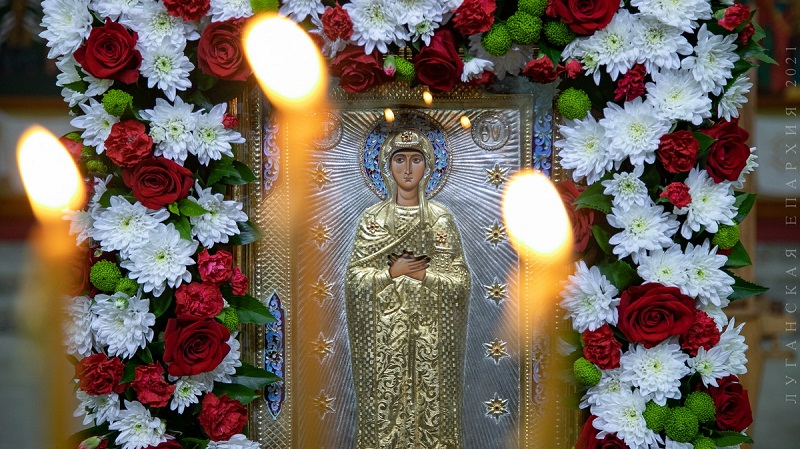 Луганская икона Божией Матери