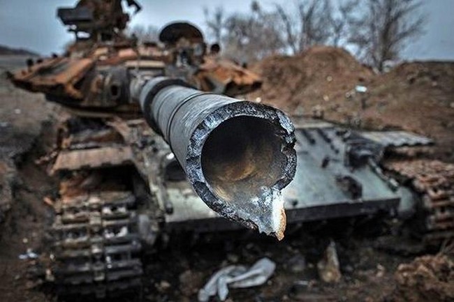 подбитый танк ВСУ